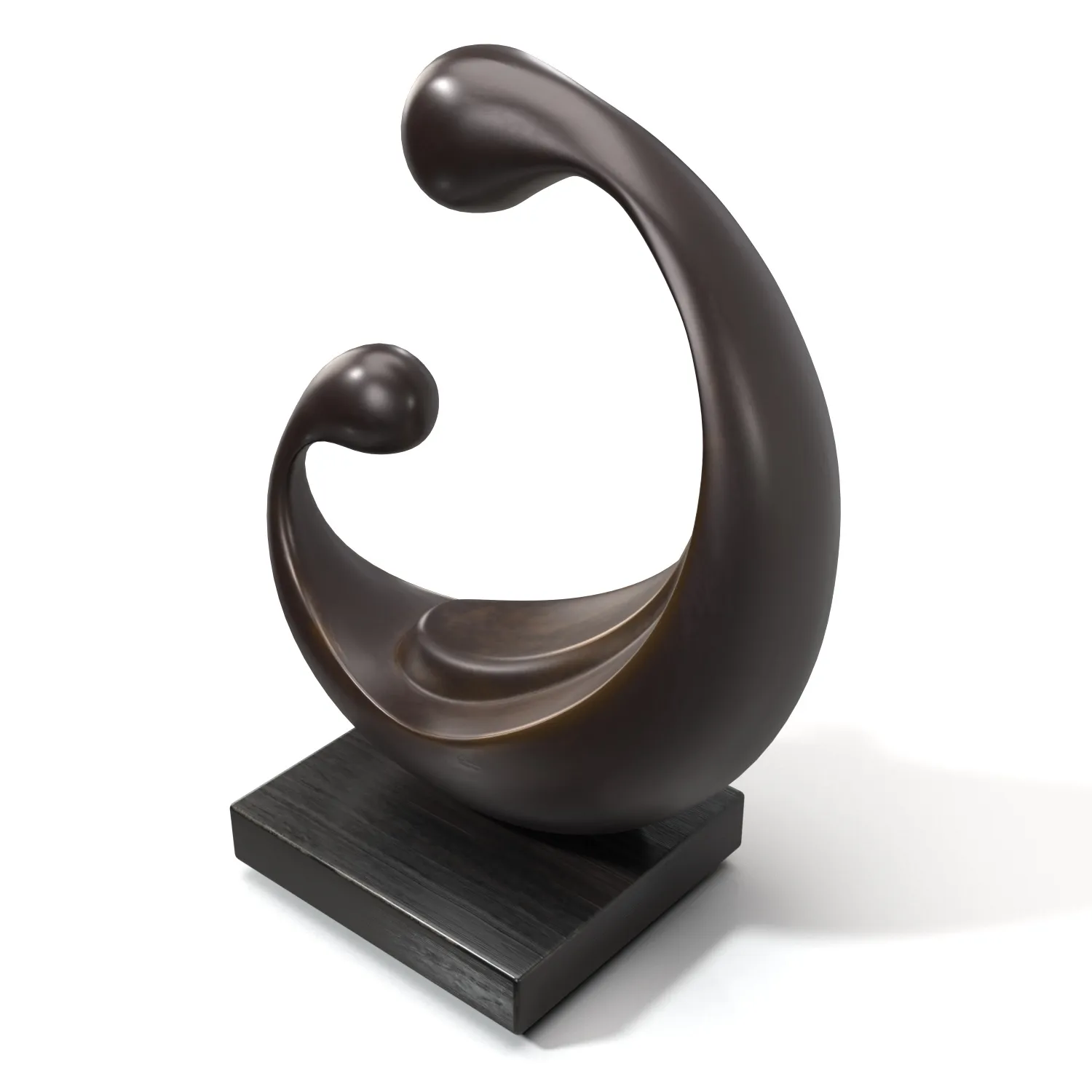 Compassion Bronze Abstract Mother PBR 3D Model_07